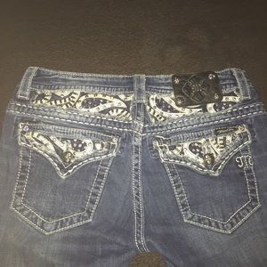 Miss me, easy boot,  size 28x31, medium wash jeans