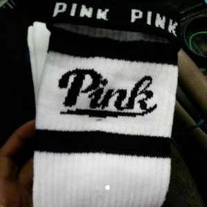 Vs pink knee high socks
