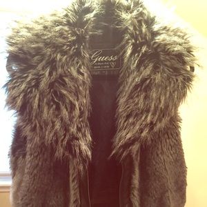 Guess faux fur vest