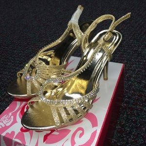 Wild Rose Dress Ankle Strap Platform Sandal