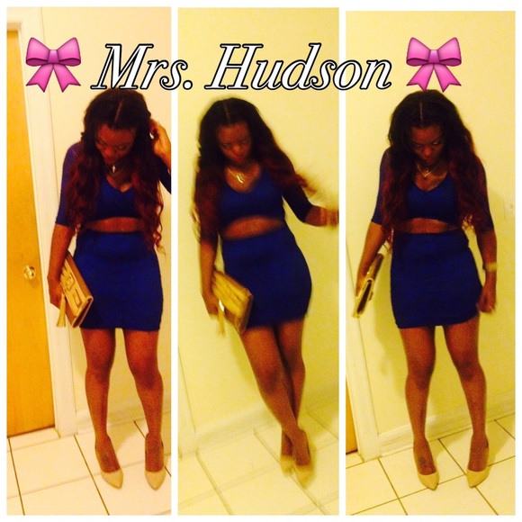 Blue dress