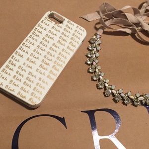 J.Crew "blah blah blah" iPhone 5/5s case