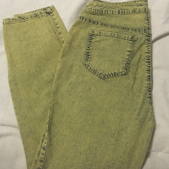 High waist skinny jeans