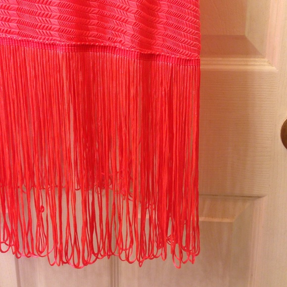 Neon Fuchsia Swimwear Coverup - Picture 3 of 4