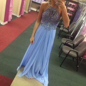 Halter top prom dress