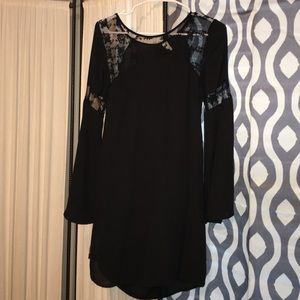 Super cute black lace detailed dress