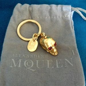 ALEXANDER MCQUEEN Skull key ring