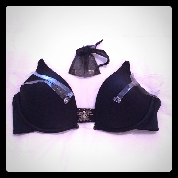 Clear strap bra ~ 34C ~ like new