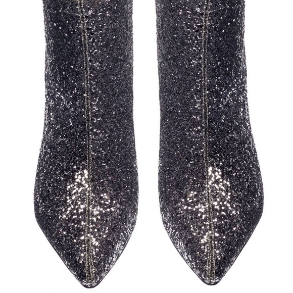 Jeffrey Campbell Truly Glitter Booties. - Picture 3 of 10