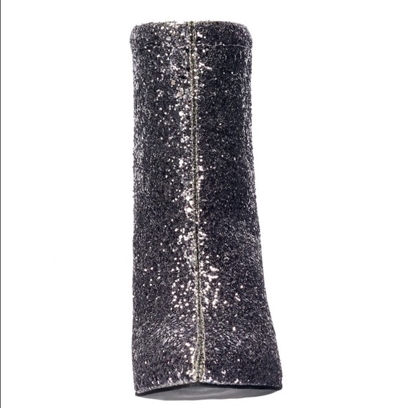Jeffrey Campbell Truly Glitter Booties. - Picture 4 of 10