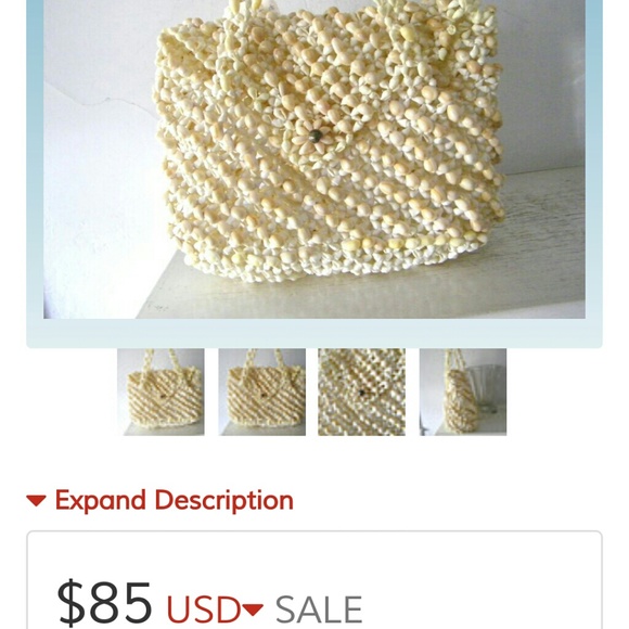 SALE Beautiful Shell Purse - Picture 4 of 4