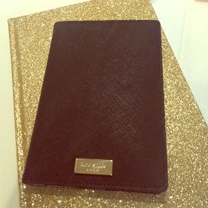 Black passport and card holder. Kate spade.