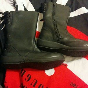 Clark's leather boots