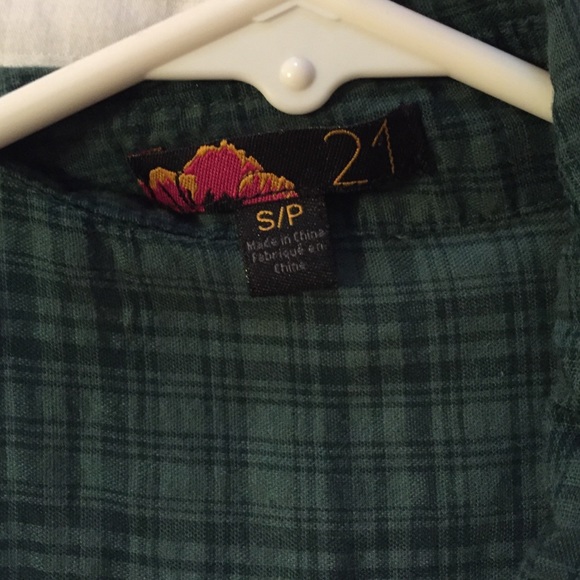 F21 flannel top - Picture 2 of 3