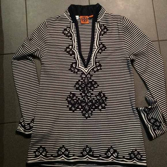 Tory Burch Cotton long-sleeve sweater / tunic