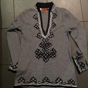 Tory Burch Cotton long-sleeve sweater / tunic