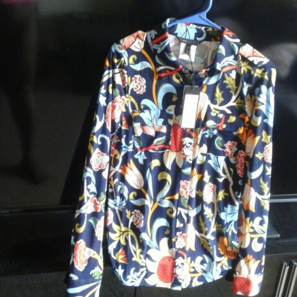 Floral  long sleeve shirt