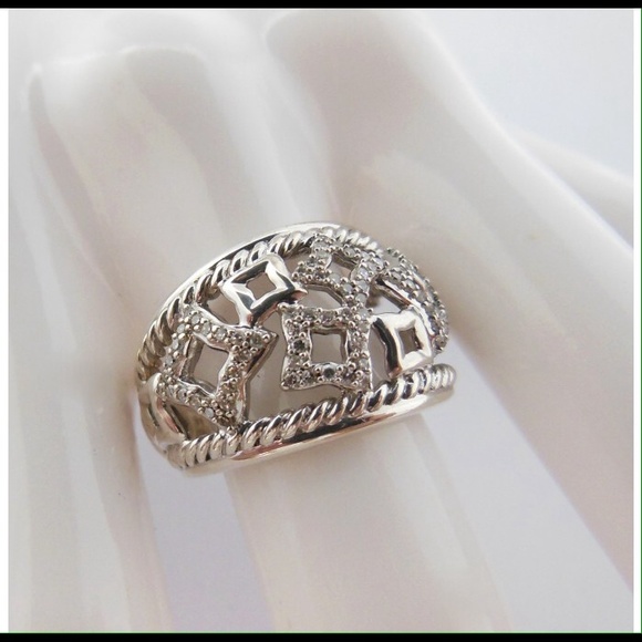 ✅SOLD✅David Yurman Quatrefoil Tapestry Ring