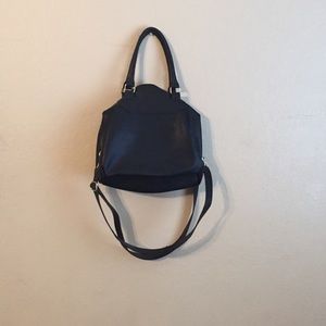 New Slouchy Black Purse with Long Strap