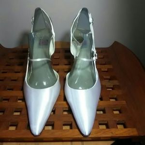 Special occasion shoe with rhinestone accents