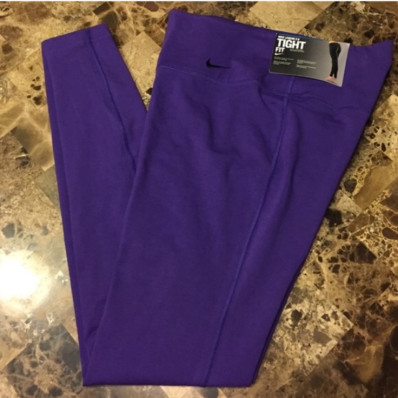Purple Nike leggings