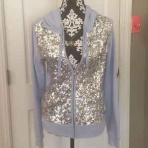 SOLD ON Ⓜ️ LE Victoria's Secret Sequin Hoodie