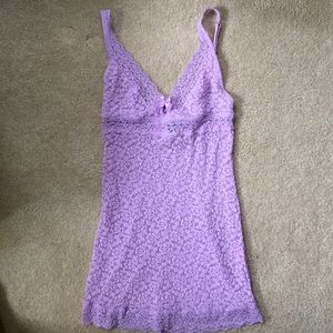 Victoria's Secret lace slip dress
