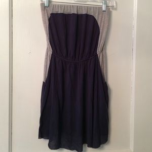 Free People beach collection strapless dress