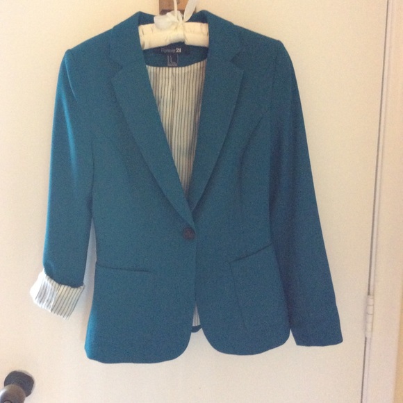 Teal Blazer