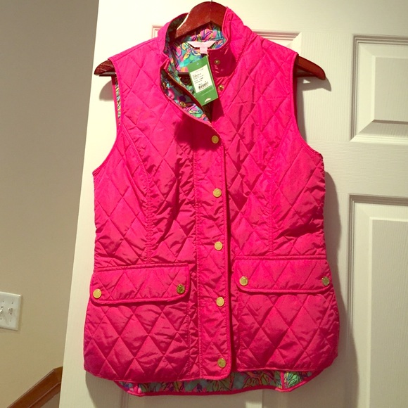 Lilly Pulitzer Jackets & Blazers - NWT Lilly Pulitzer vest, too small for me