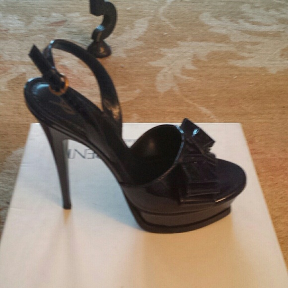 YSL Platform Slingback Heels - Picture 7 of 10