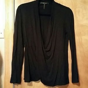 BCBG Max Azria Drape Front Top