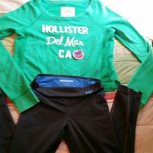 Abercrombie Zip Leggings only