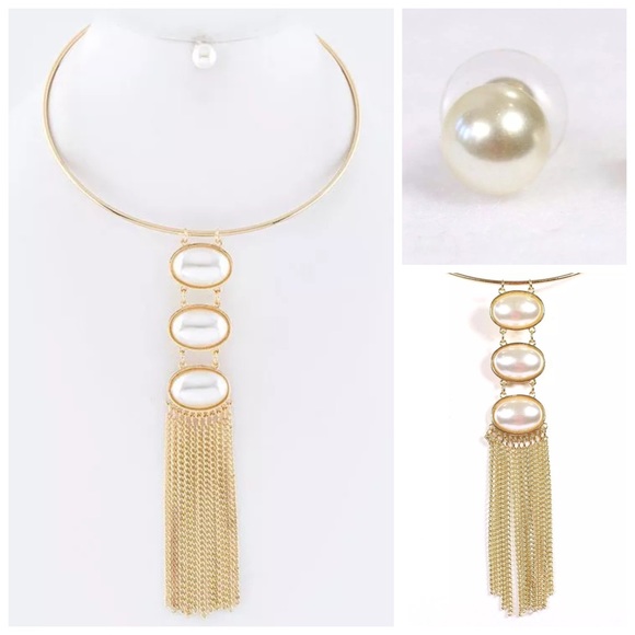 Boutique Jewelry - ‼️PRICE FIRM LAST CALL Fringe Statement Necklace