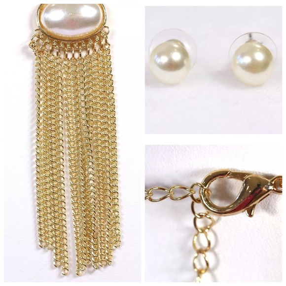 ‼️PRICE FIRM LAST CALL Fringe Statement Necklace - Picture 3 of 3