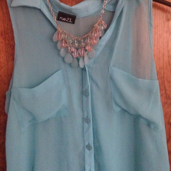 💙SALE!💙Rue21 Sleeveless Blouse - XS - Picture 2 of 2