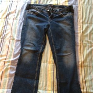 Womens silver jeans