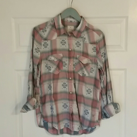 Western Style Collared Top
