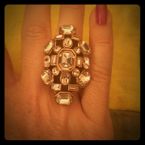 SOLD! Lia Sophia size 7 Red Carpet HUGE ring