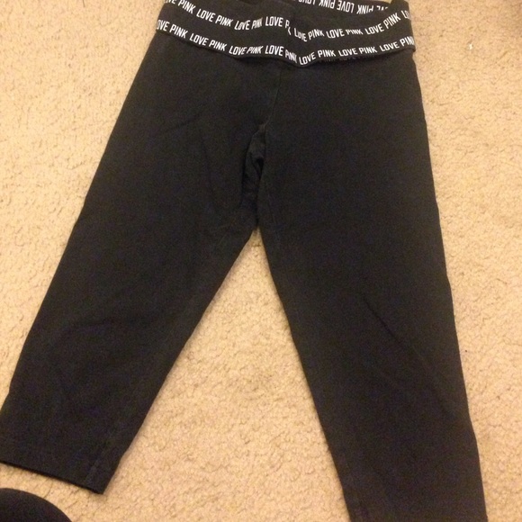 Victoria's Secret PINK crop leggings 💜 - Picture 2 of 3