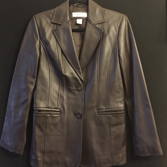 Preston & York Dark Brown Leather Jacket