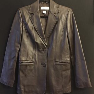 Preston & York Dark Brown Leather Jacket
