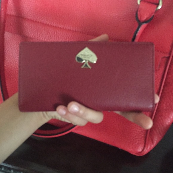 🔴RESERVED🔴 Katee  SPADE WALLET 🌟🌟💕