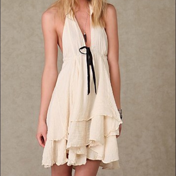 Free People Petticoat Halter Dress, Size S