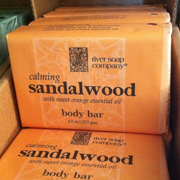 2 bars of calming sandalwood body soap