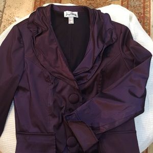 Purple jacket, great for the holidays, size 16