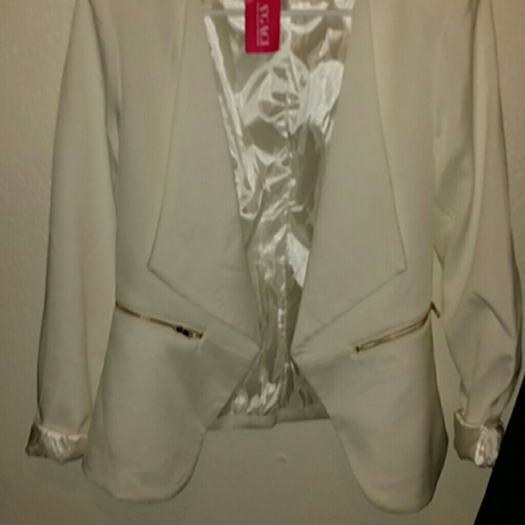 White blazer
