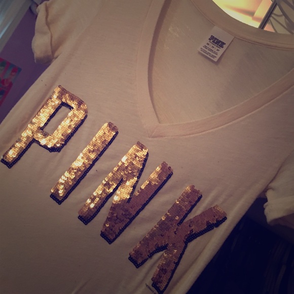 Xs love pink bling t shirt