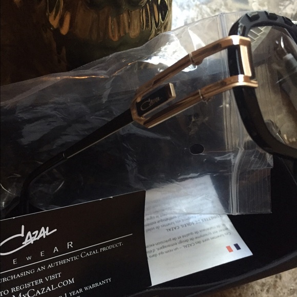 Gold/black cazal frames original $499.99 main image 3