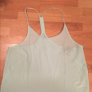 Mint green tank